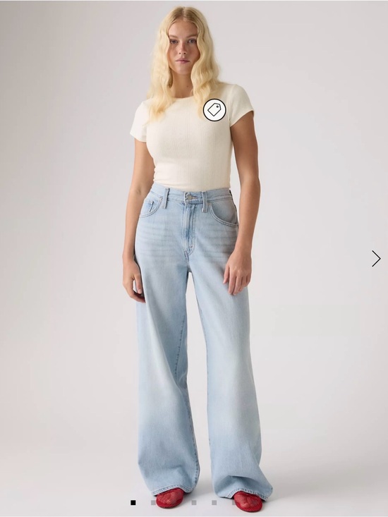 Levi's Denim - Levi's Light Blue High Rise Wide Leg Jeans